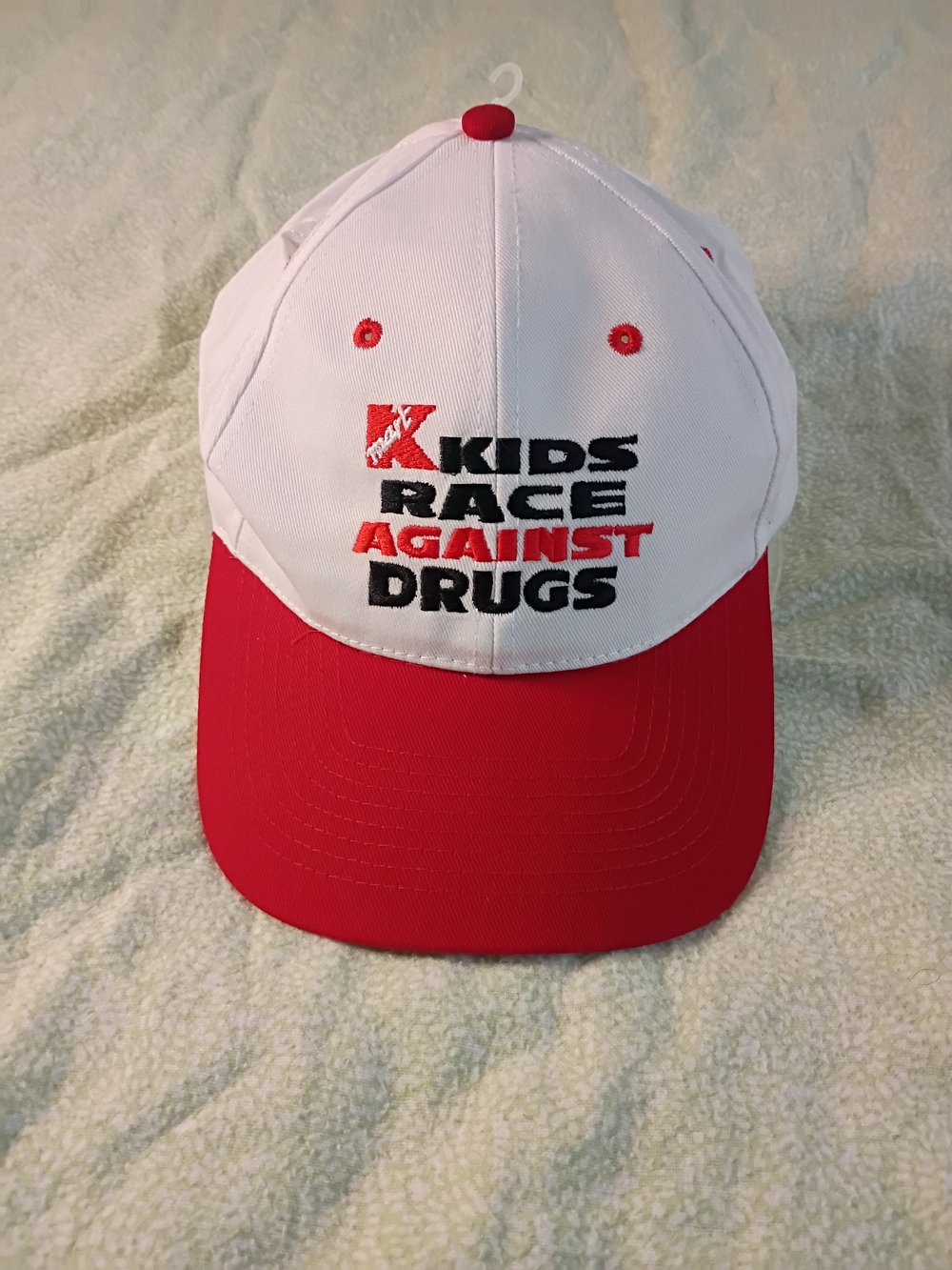 2000s Kmart White and Red Baseball Cap